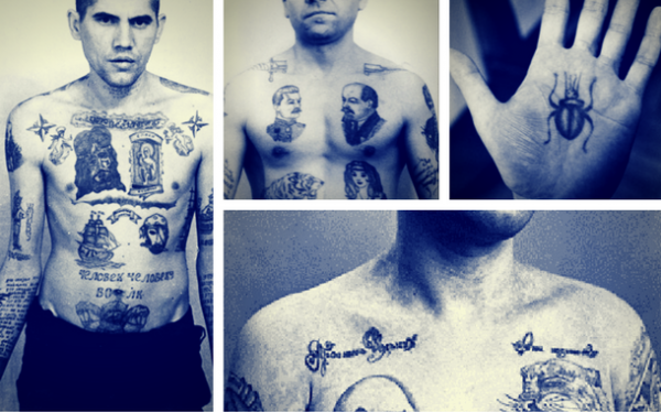 Signification Des Tatouages De Prisonniers Russes D Cryptez Les Codes